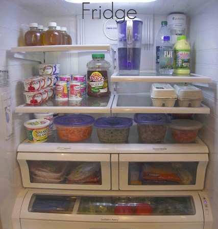 A Clean & Organized Fridge - simply organized
