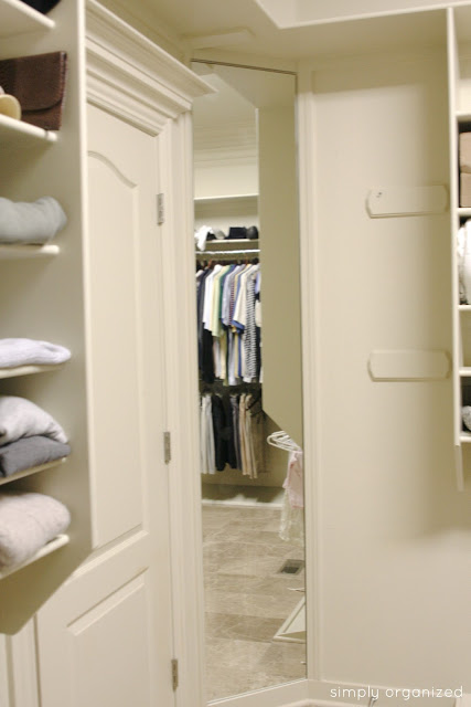The Master Suite - simply organized
