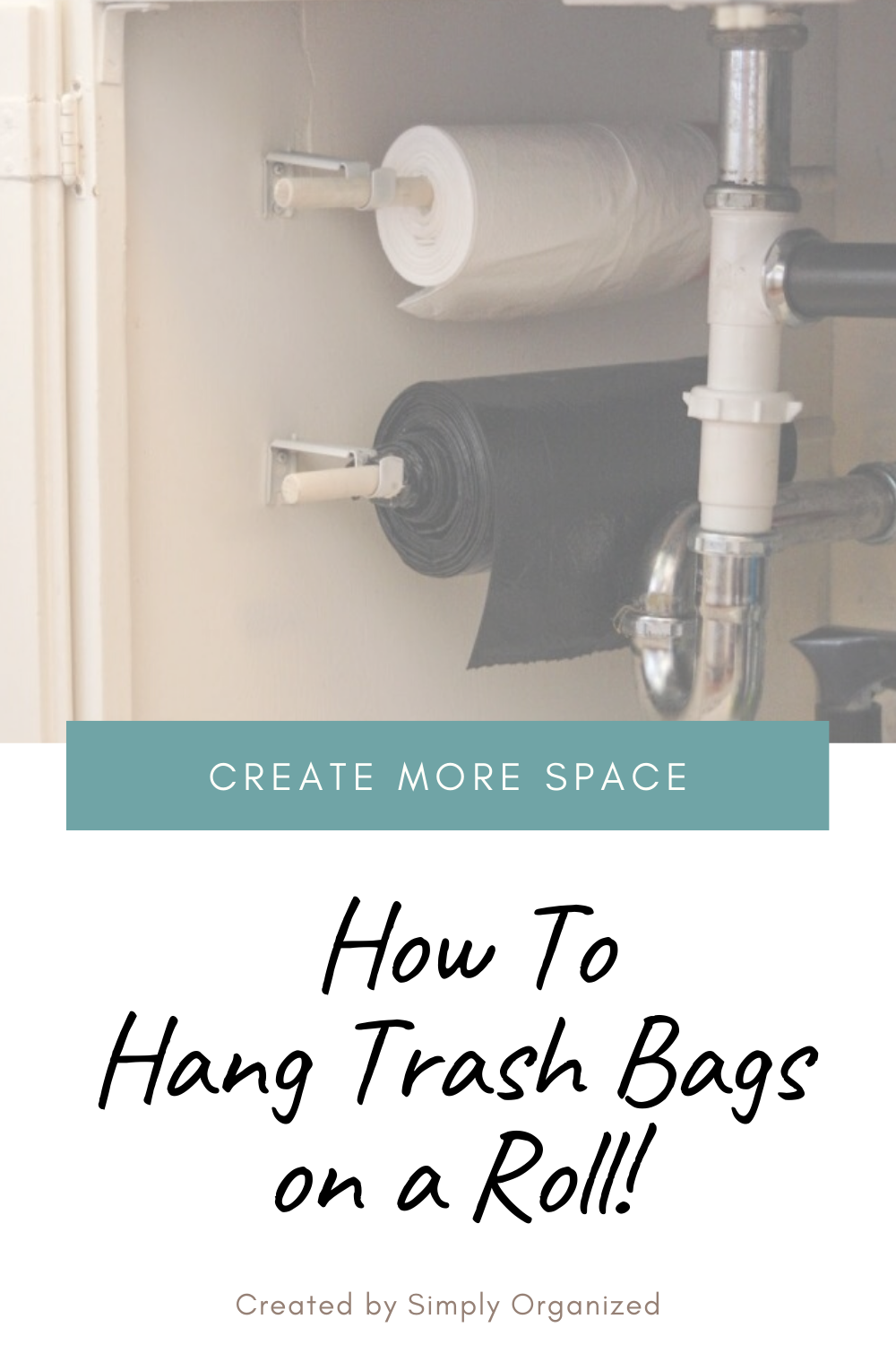 Build a Trash Bag Dispenser  Trash bag, Dispenser diy, Trash