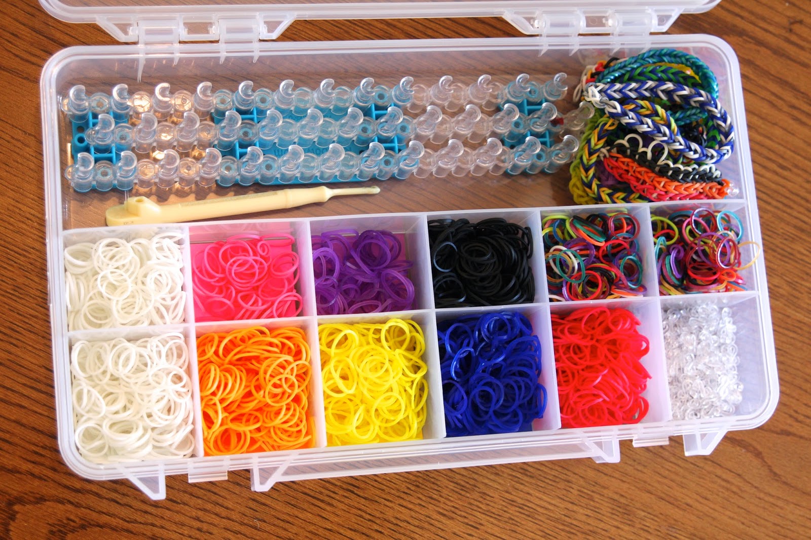 Organized Rainbow Looms - simply organized