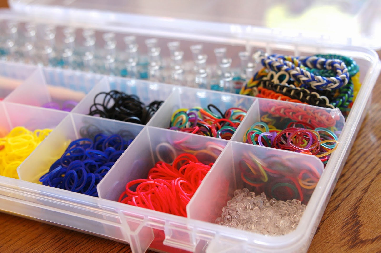 Organized Rainbow Looms - simply organized