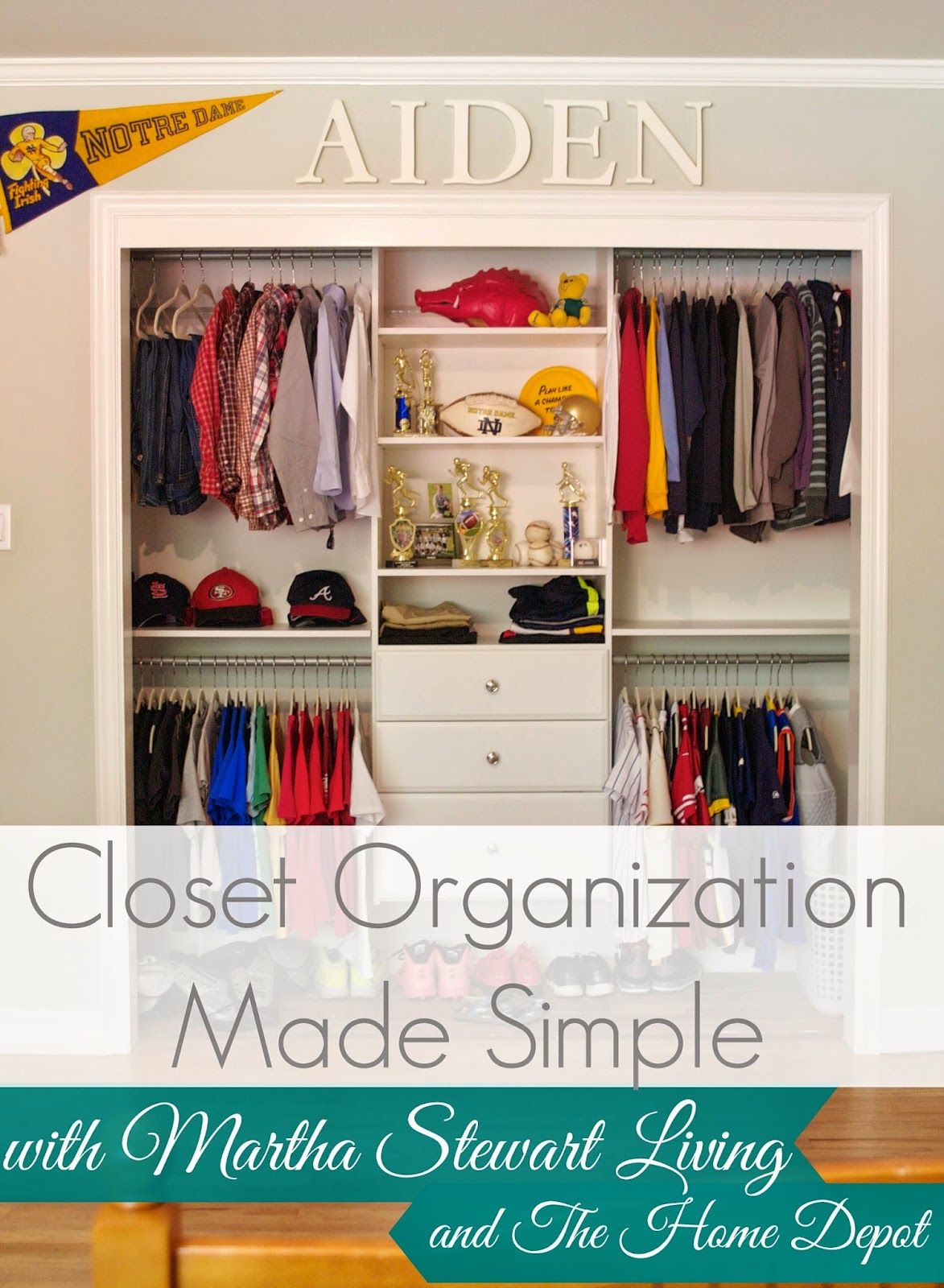 DIY Closet Organizer - The Home Depot