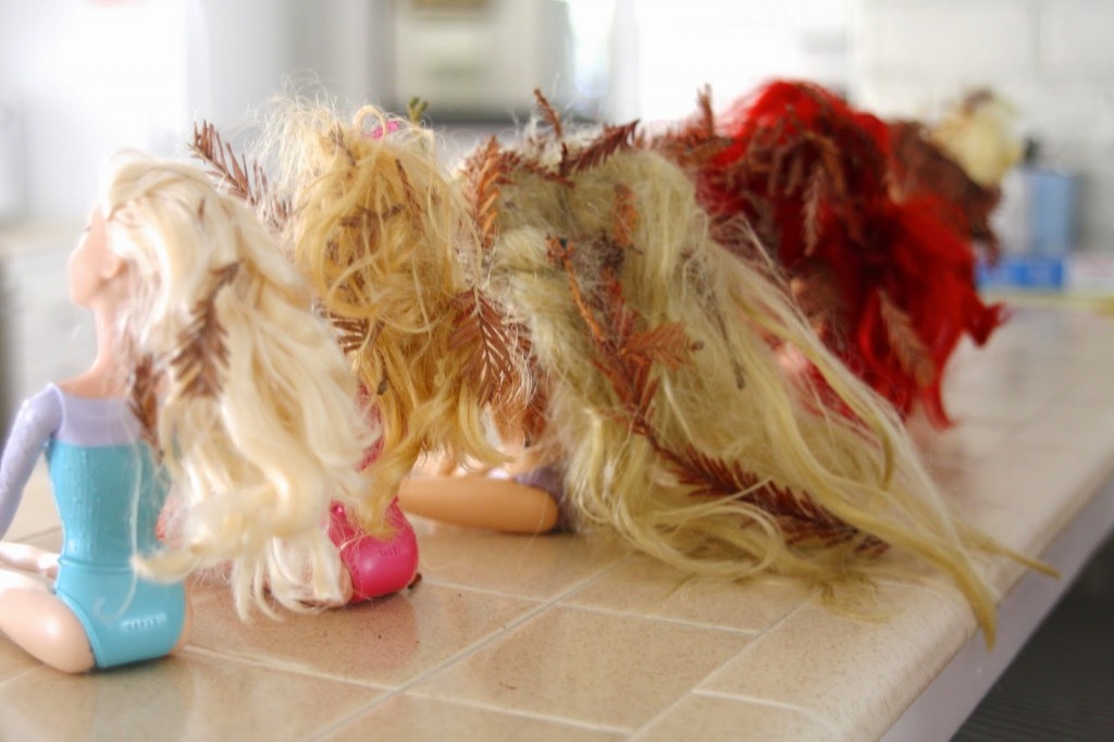 How To Detangle Barbie Doll Hair - Simply Organized