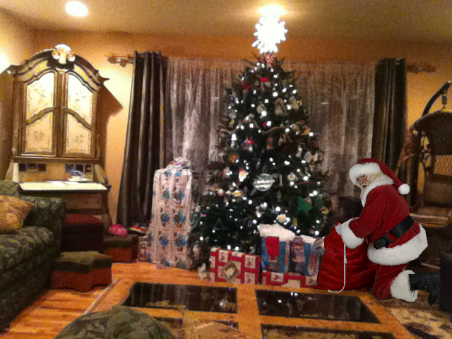 Capture Santa in your home!
