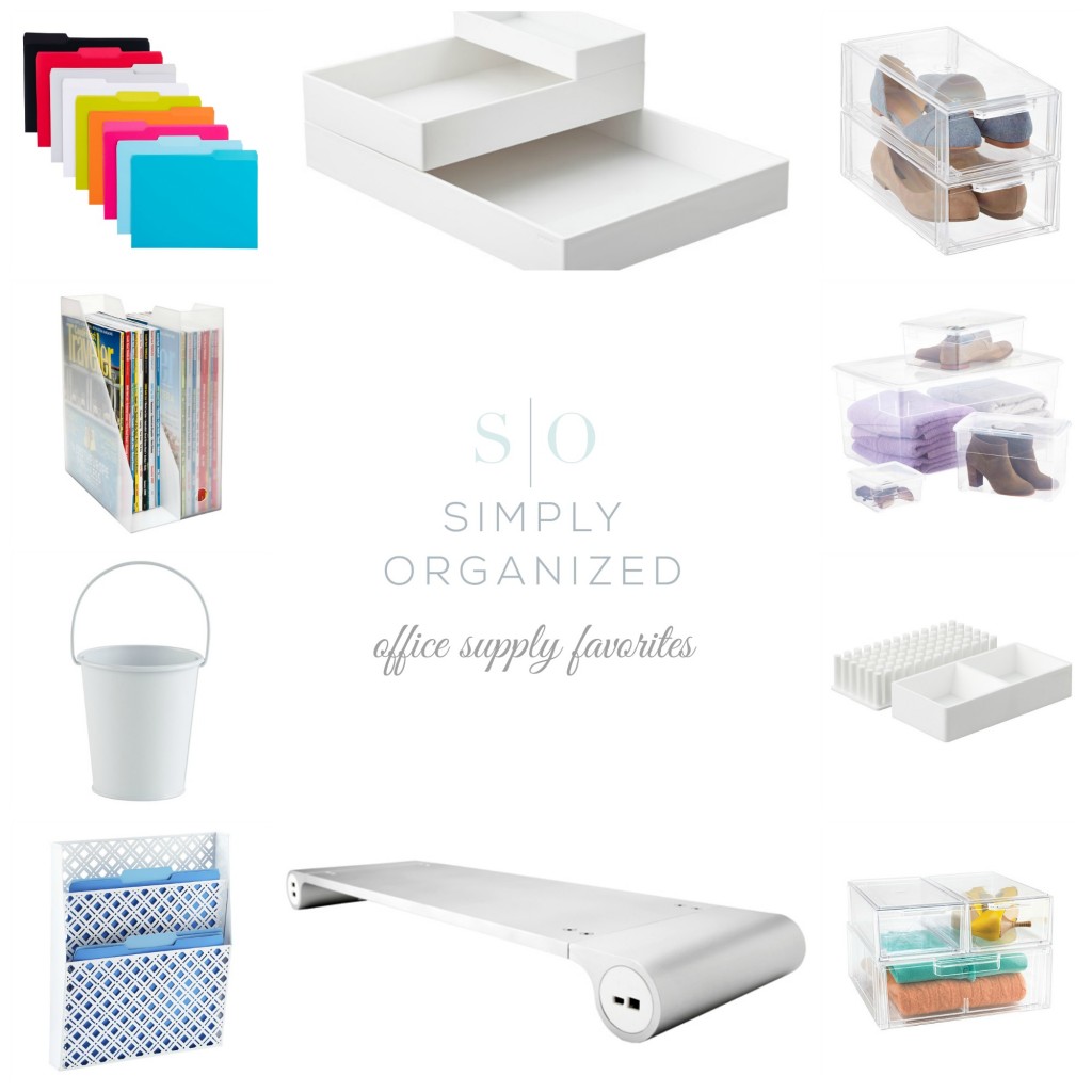 simply organized fave office supplies