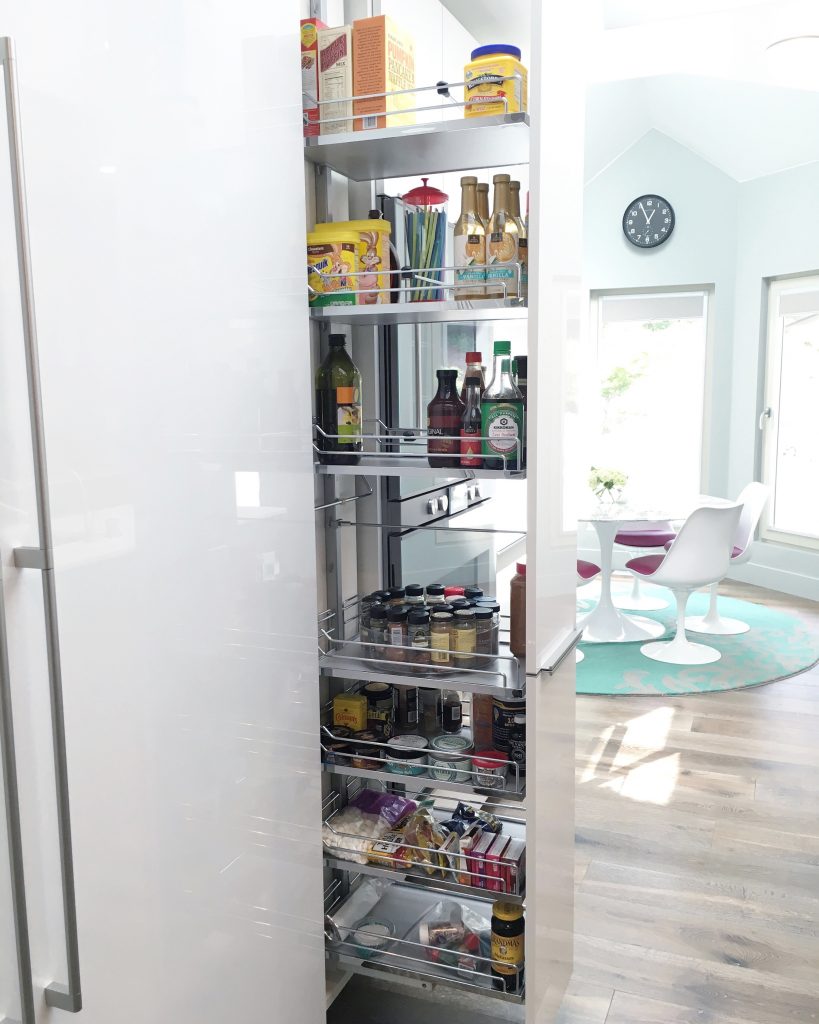 Organized Cabinet-Style Pantry on Simply Organized