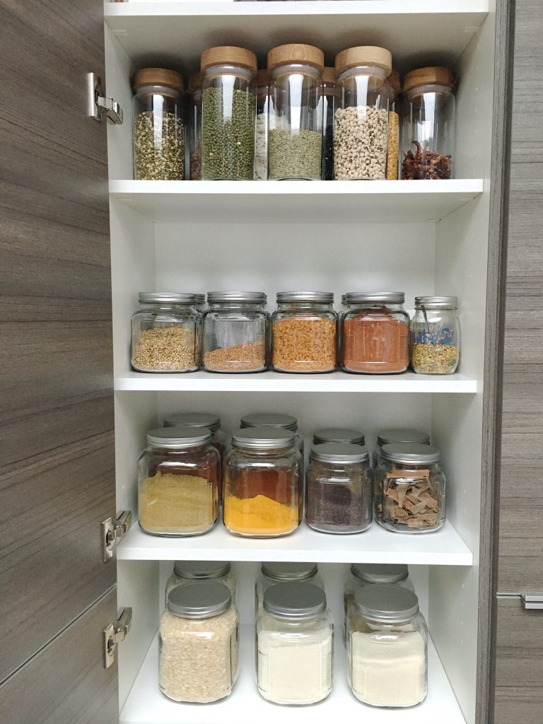 Organized Cabinet-Style Pantry on Simply Organized