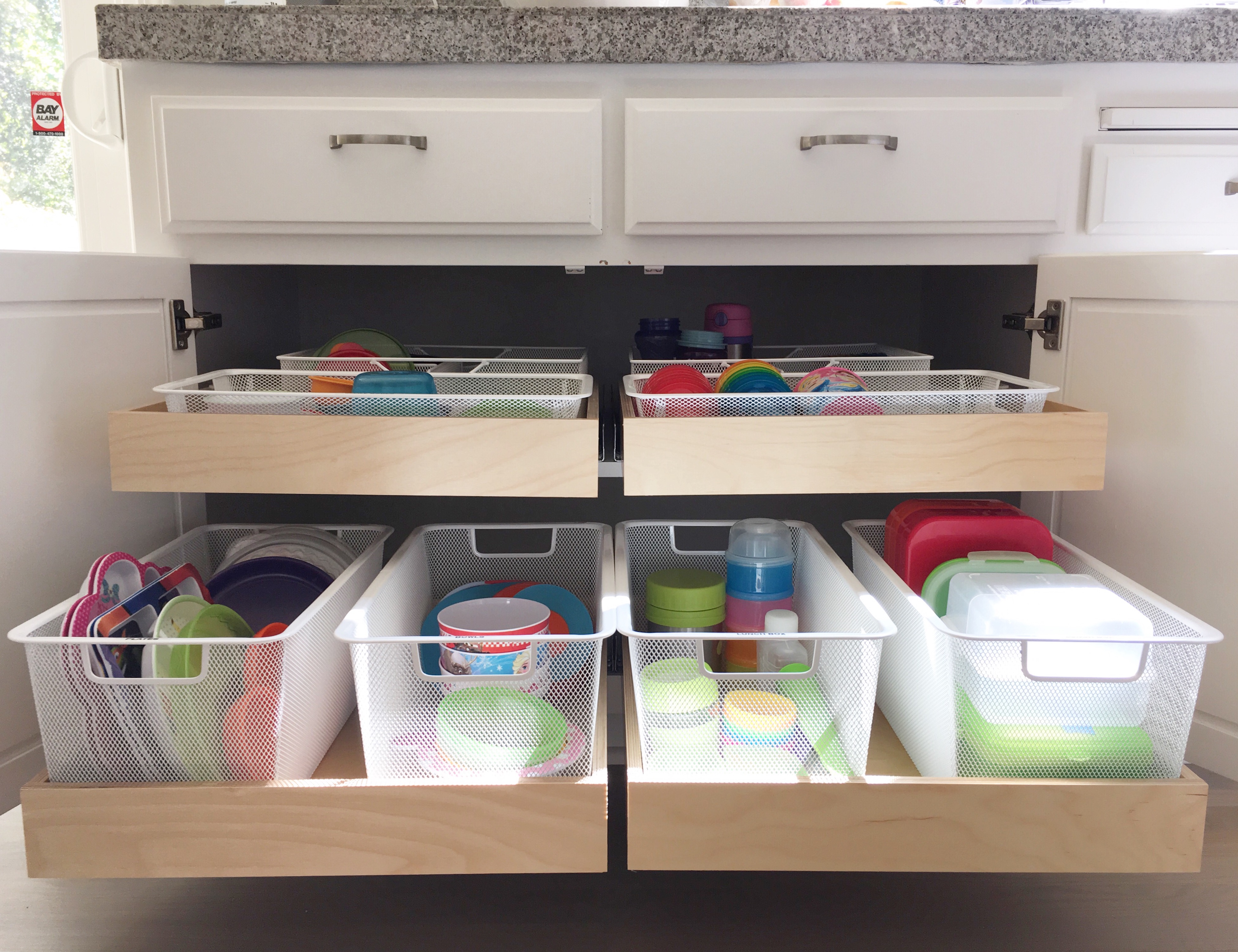 How to organize dishes for kids so they can find what they need