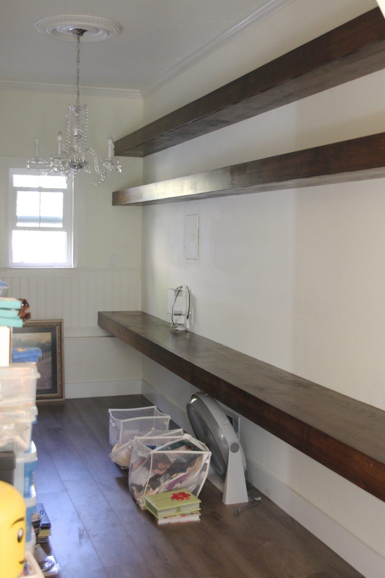 Simply Done: An Incredible DIY Homework & Craft Room - Simply Organized