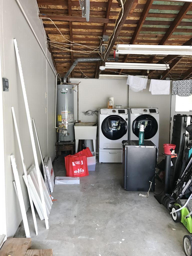 A Simply Beautiful DIY Garage Laundry Space by Simply Organized