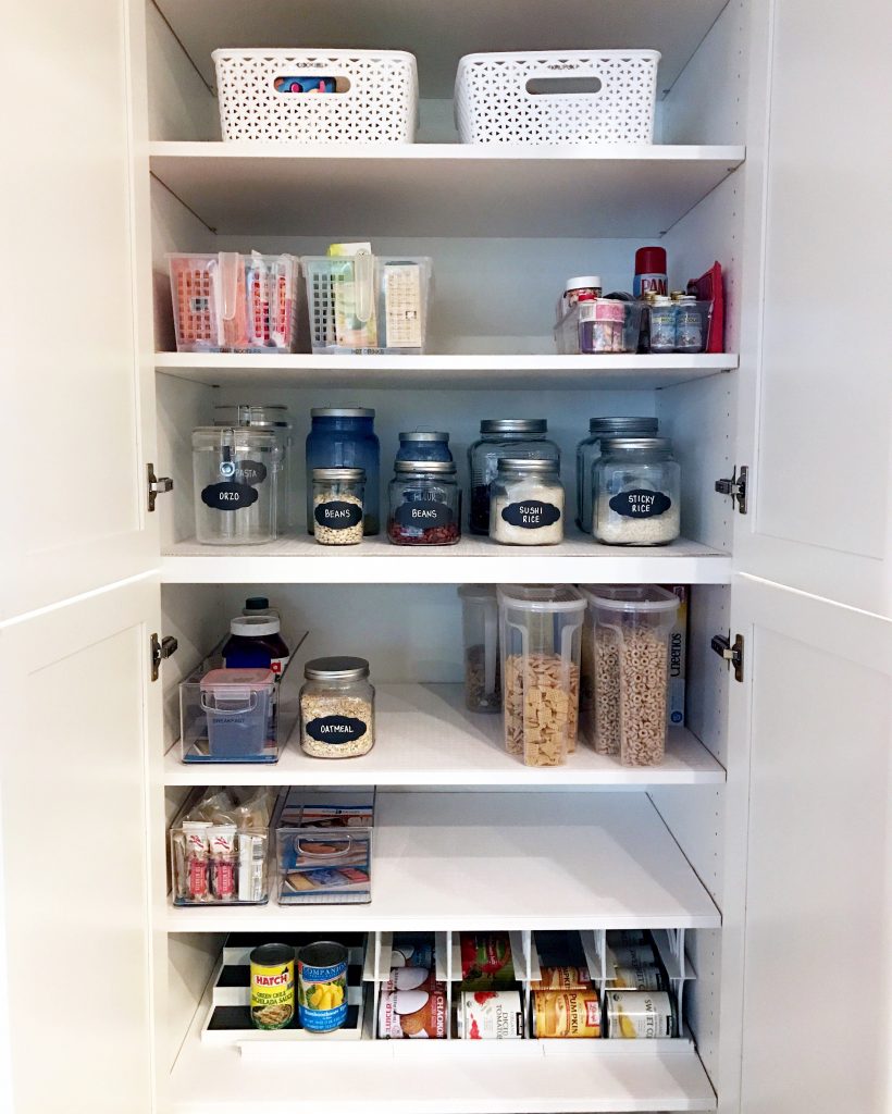 A Simply Organized Reach In Pantry