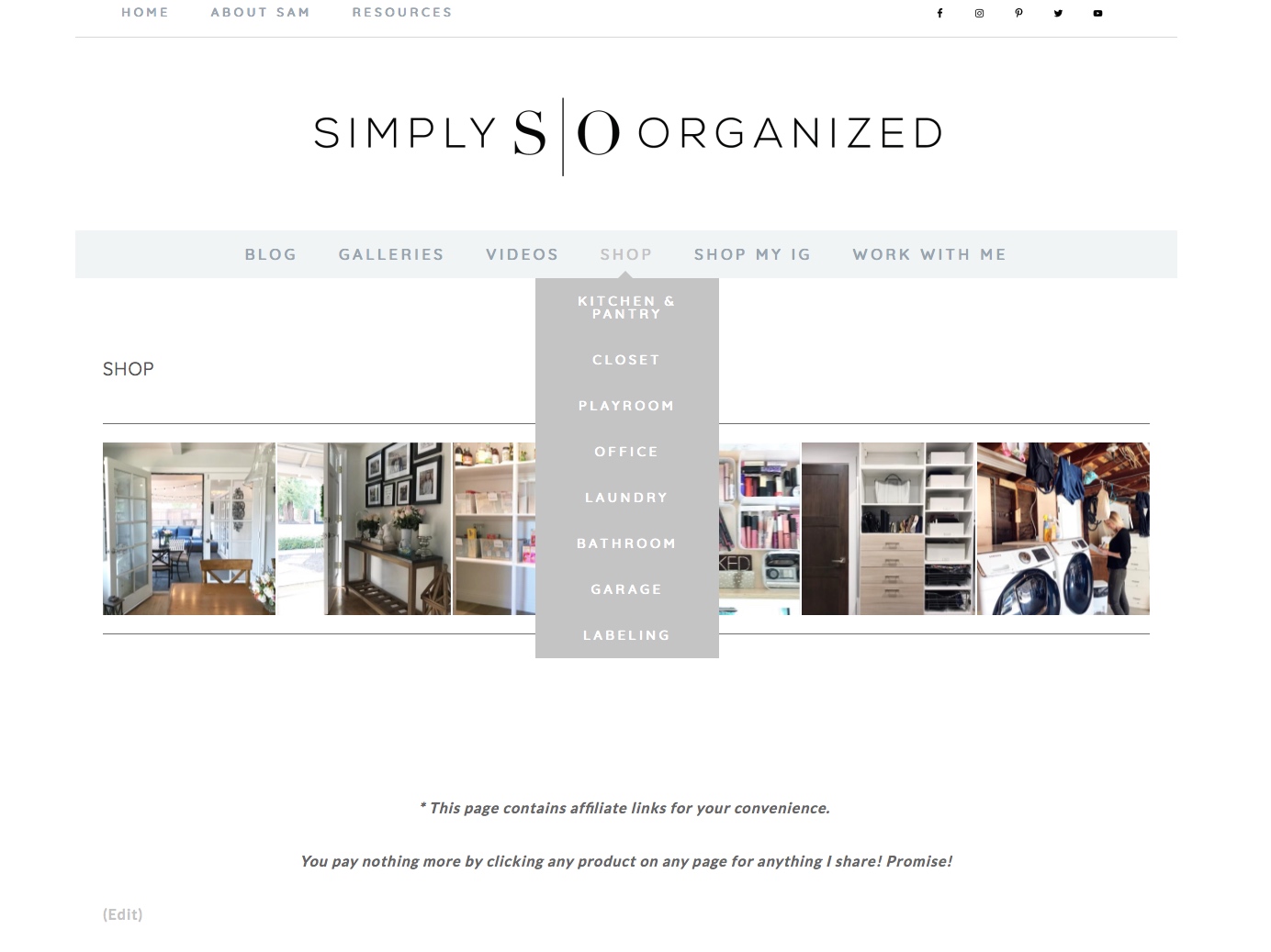 Simply Organized Shop The Instagram Page