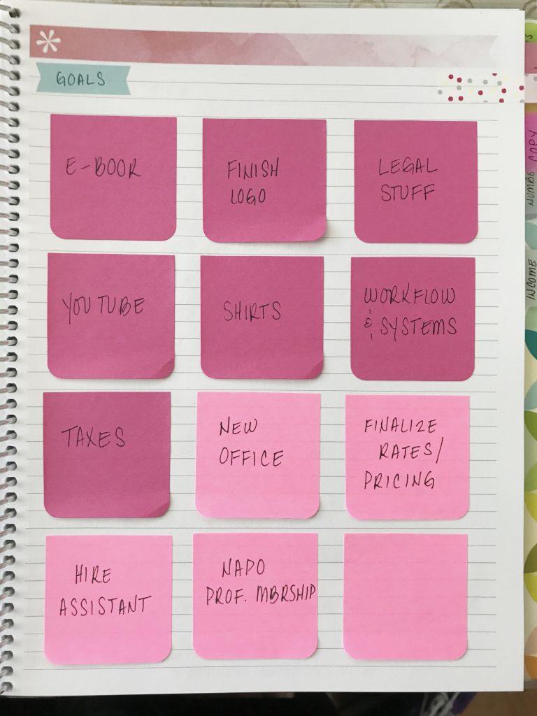 May 2017 Simply Organized Goals