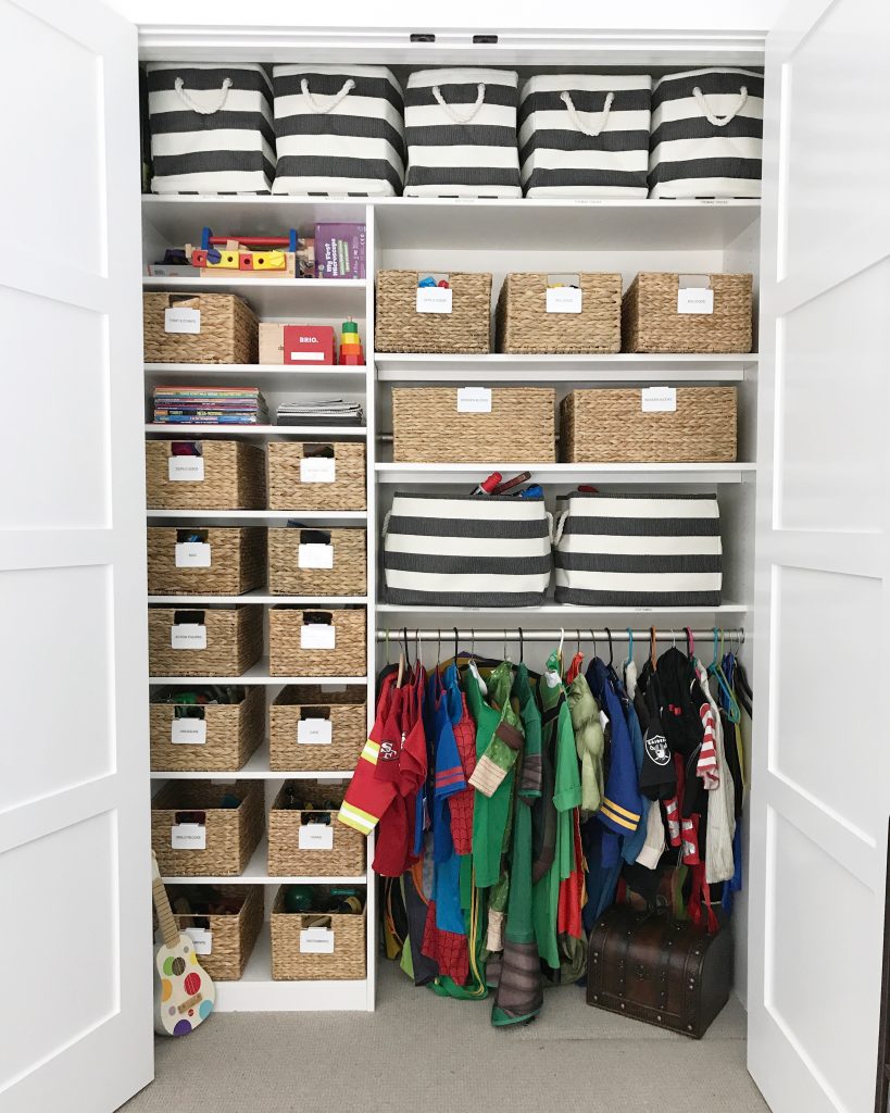 How To Organize A Playroom Closet