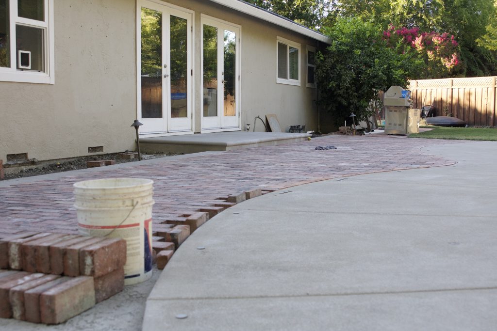 New Outdoor Patio Concrete