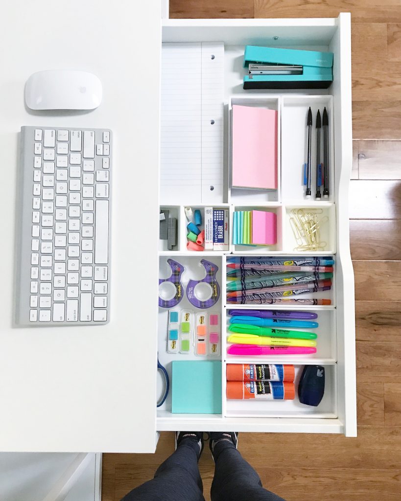Kids Desk on a Budget and Organized
