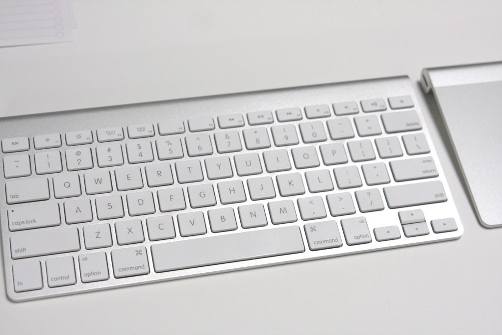 how to clean a white mac keyboard simply organized