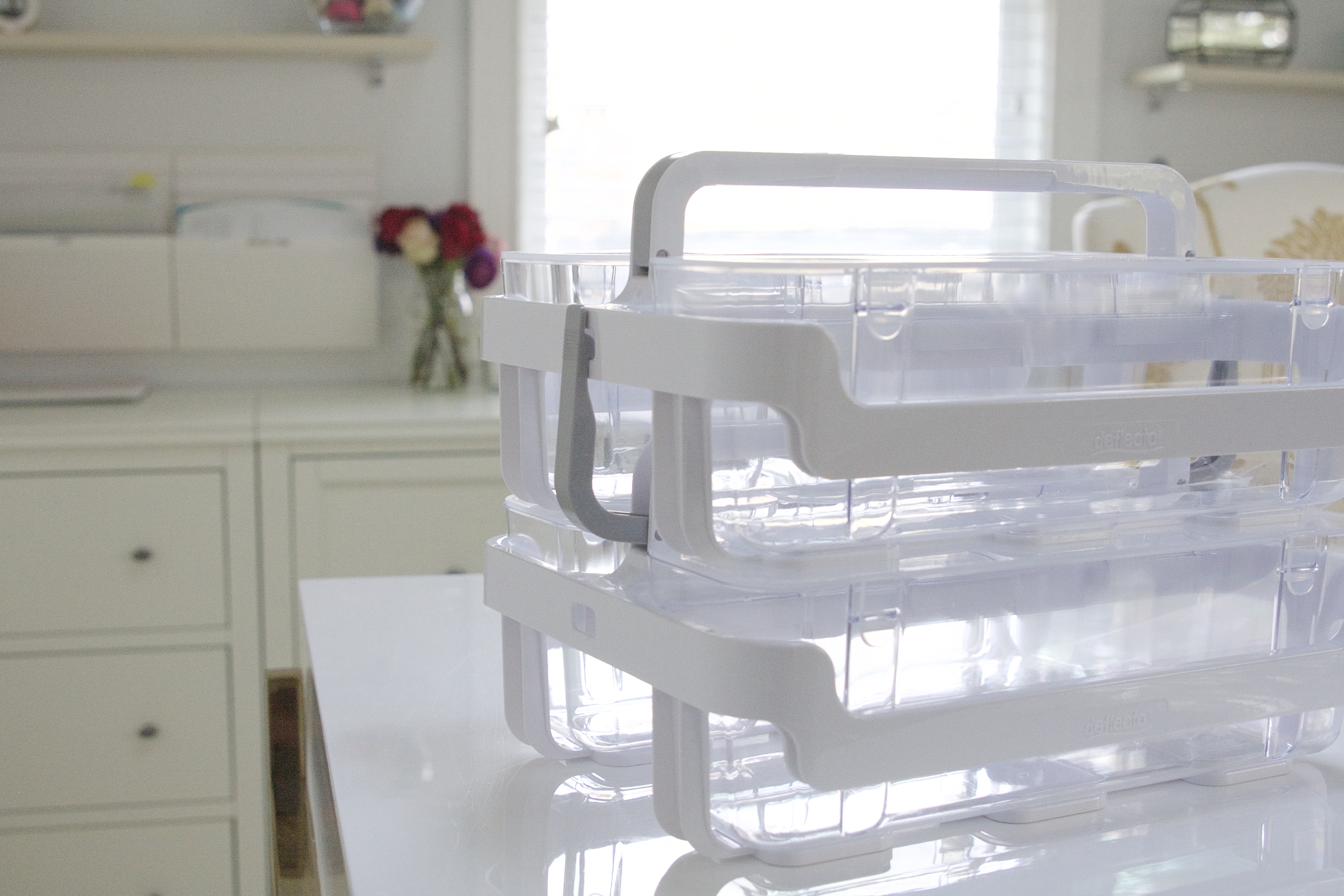 Stackable Caddy for Baking Supplies