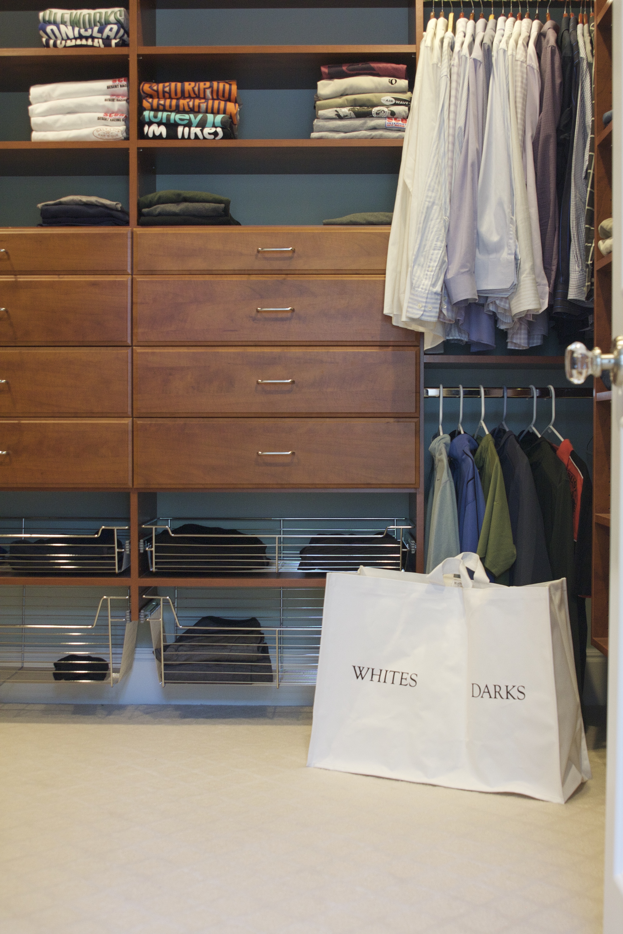A Simply Organized Men S Closet With The Laundress Simply Organized,Modern House Designs Pictures Gallery In India