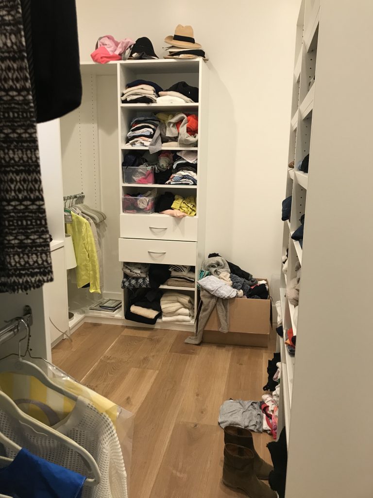 Simply Done: How To Create More Space in A Master Closet - Simply Organized