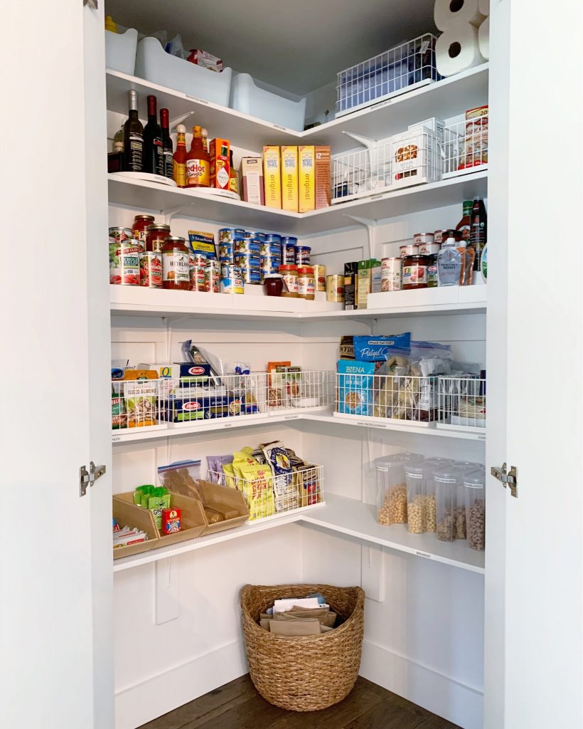 Simply Done: A Stunning Corner Pantry & More - simply organized