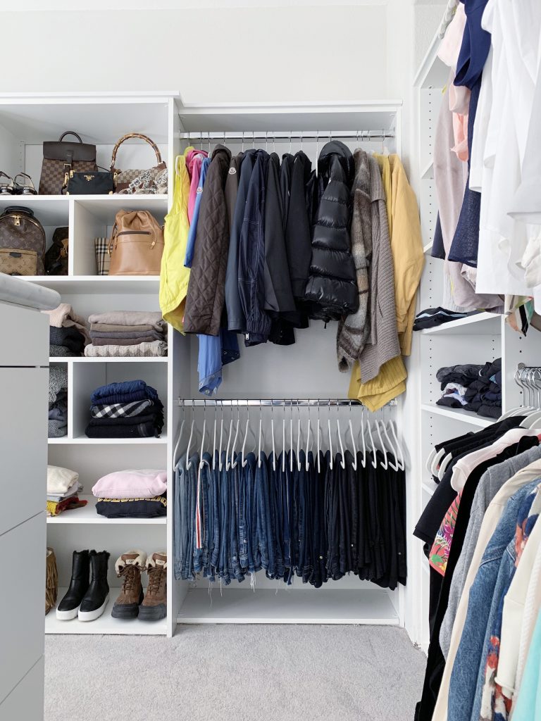 Simply Done: A Bright & Crisp Walk-In Closet - Simply Organized