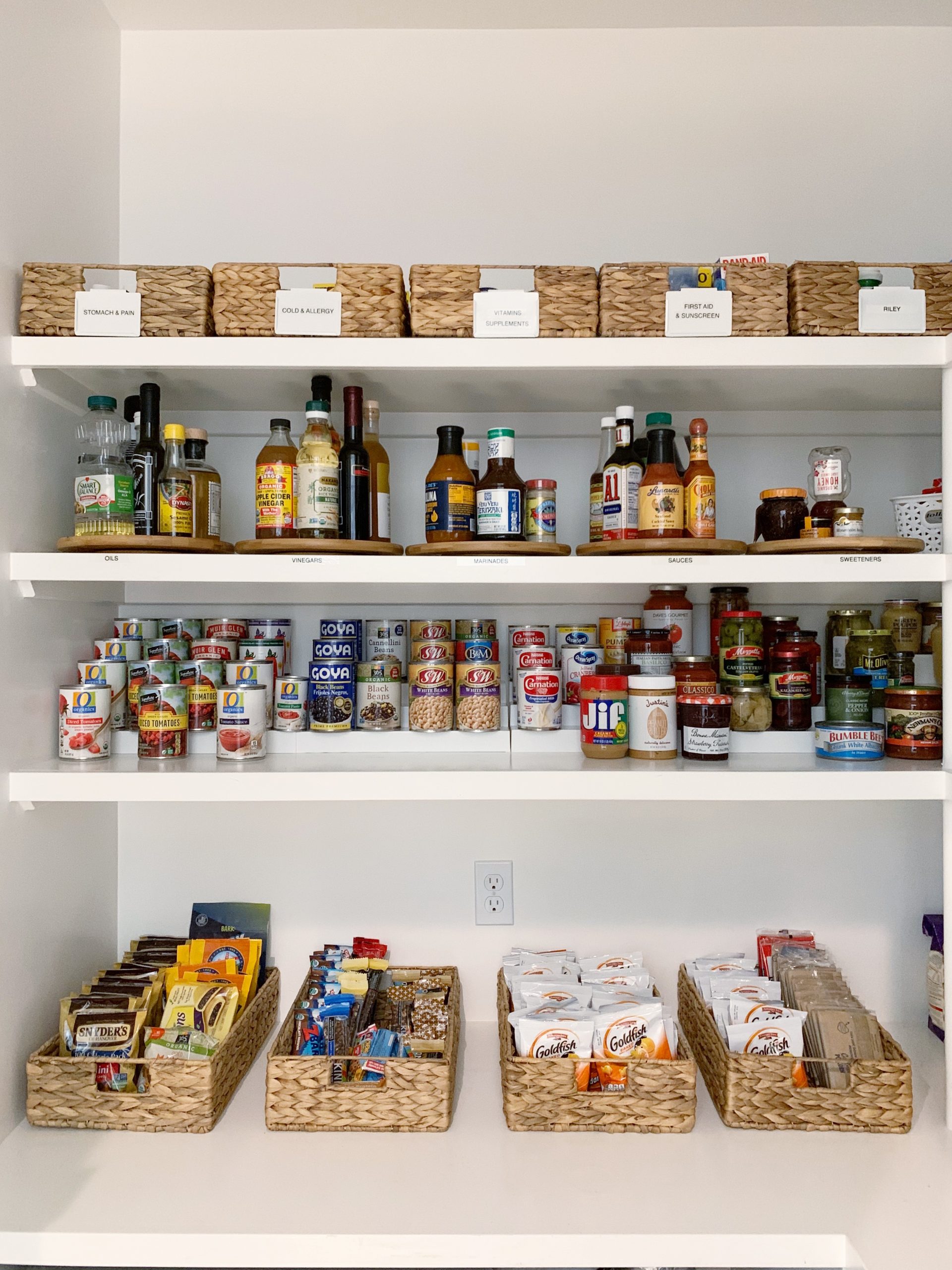 My Simplified and Organized Walk-In Pantry - A Poised Perspective