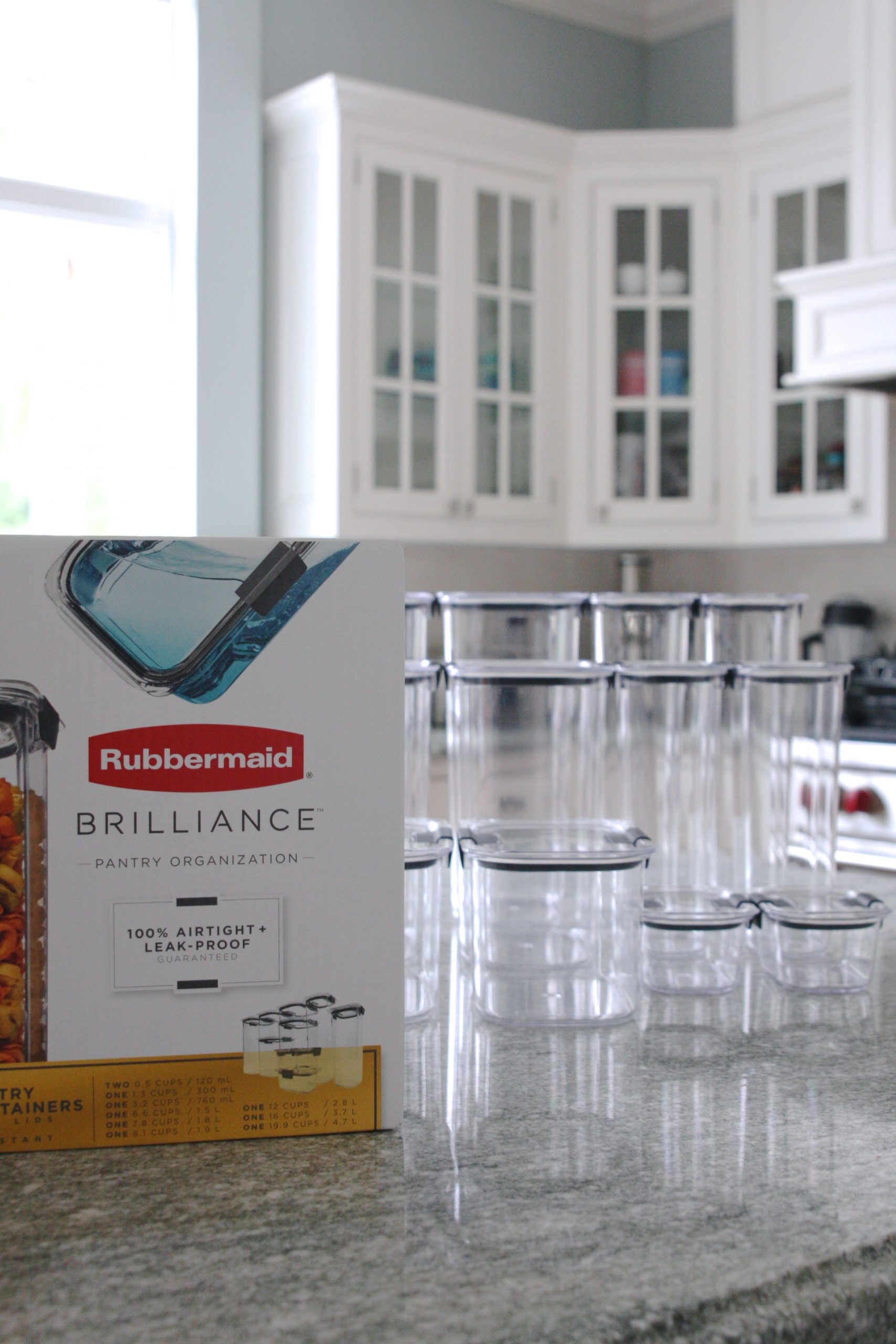  Rubbermaid Brilliance Pantry 16 and 7.8 Cup Baking