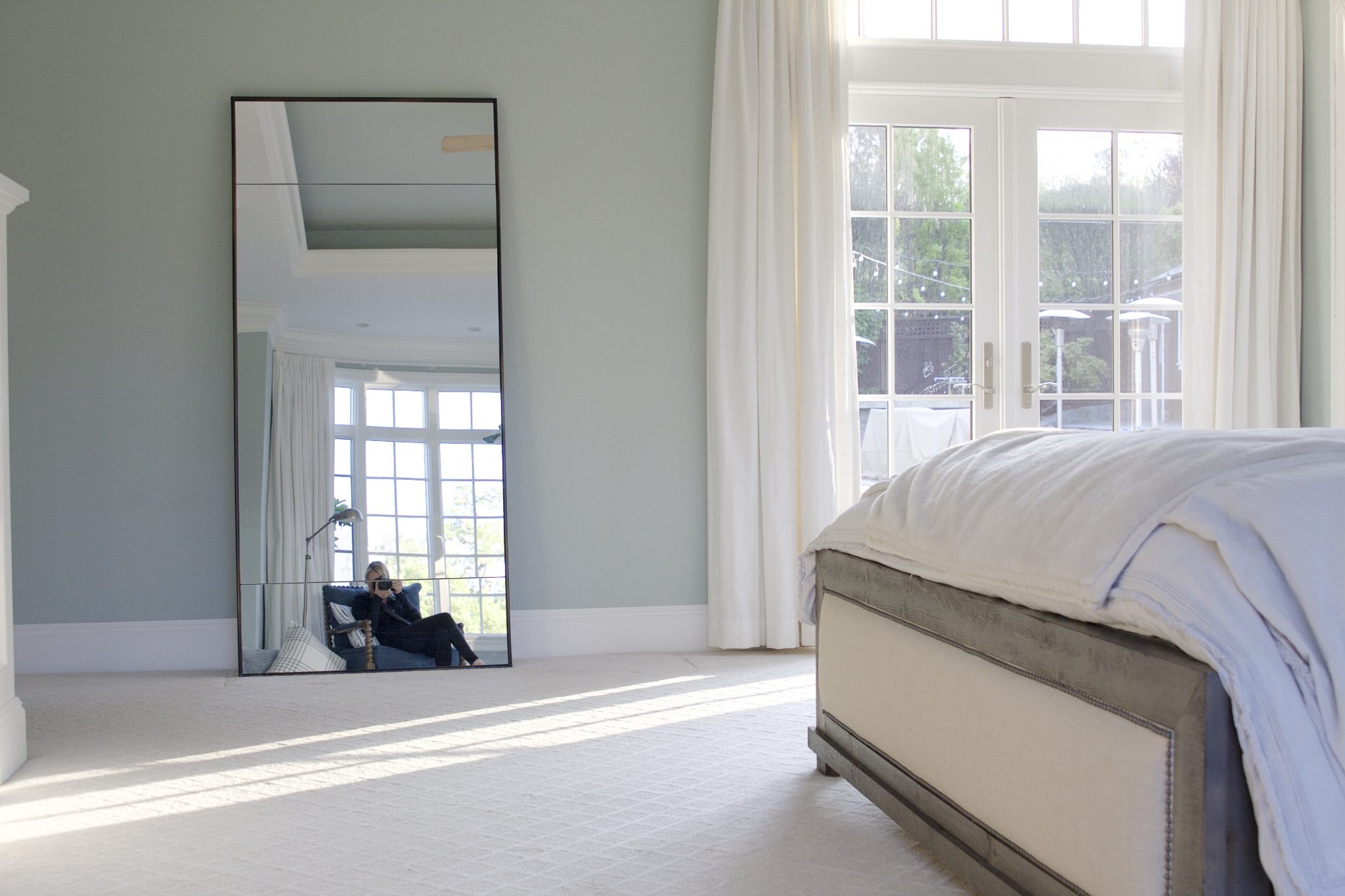 At Home: Master Bedroom Floor Mirror - Simply Organized