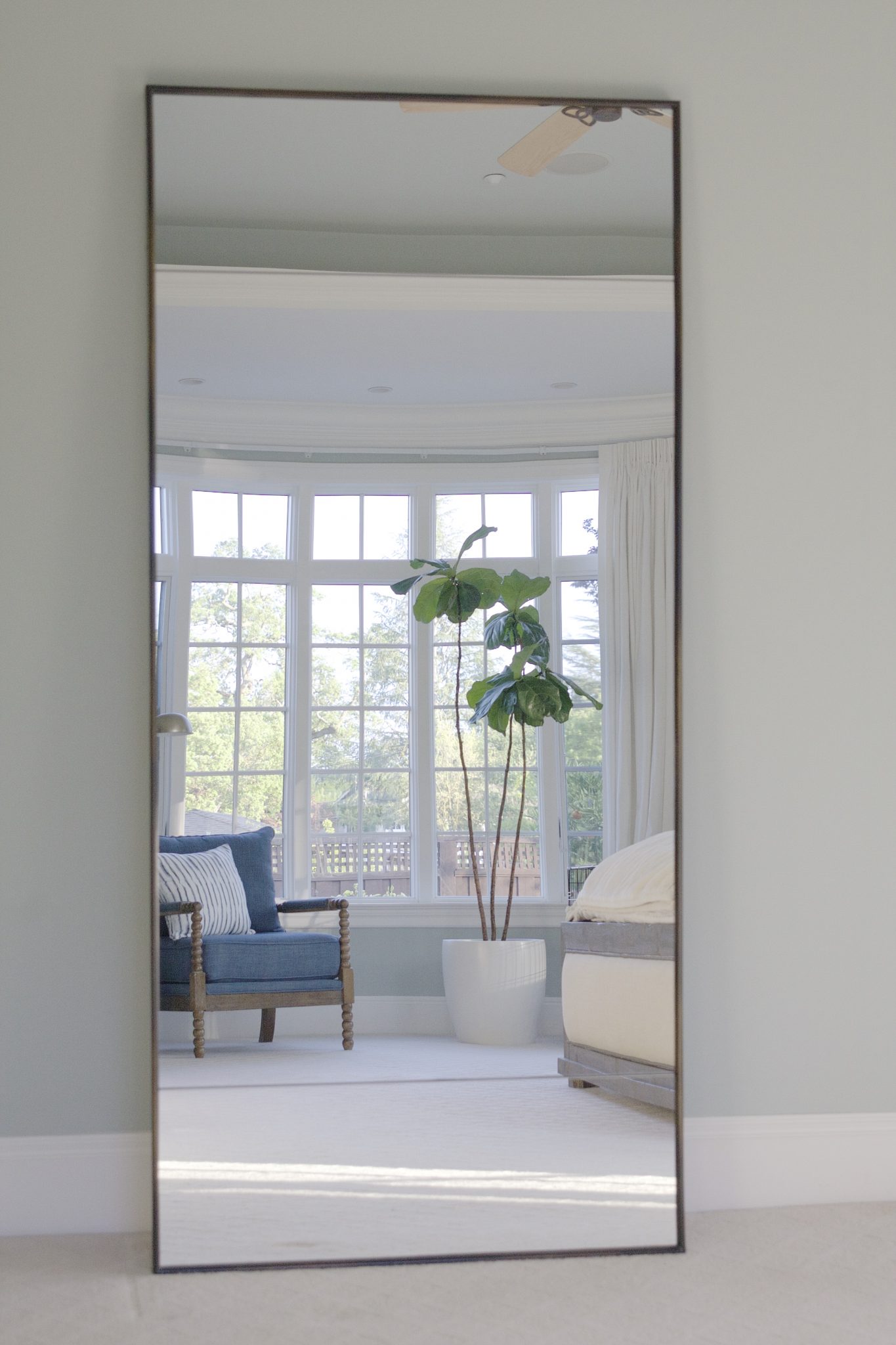 At Home: Master Bedroom Floor Mirror - Simply Organized