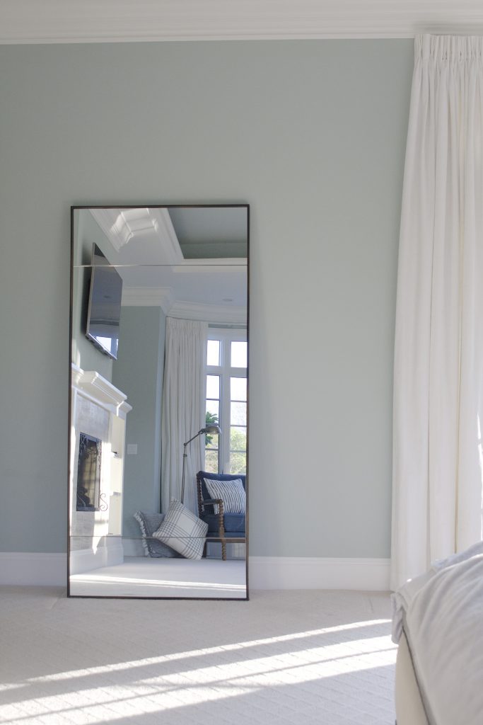 At Home: Master Bedroom Floor Mirror - Simply Organized
