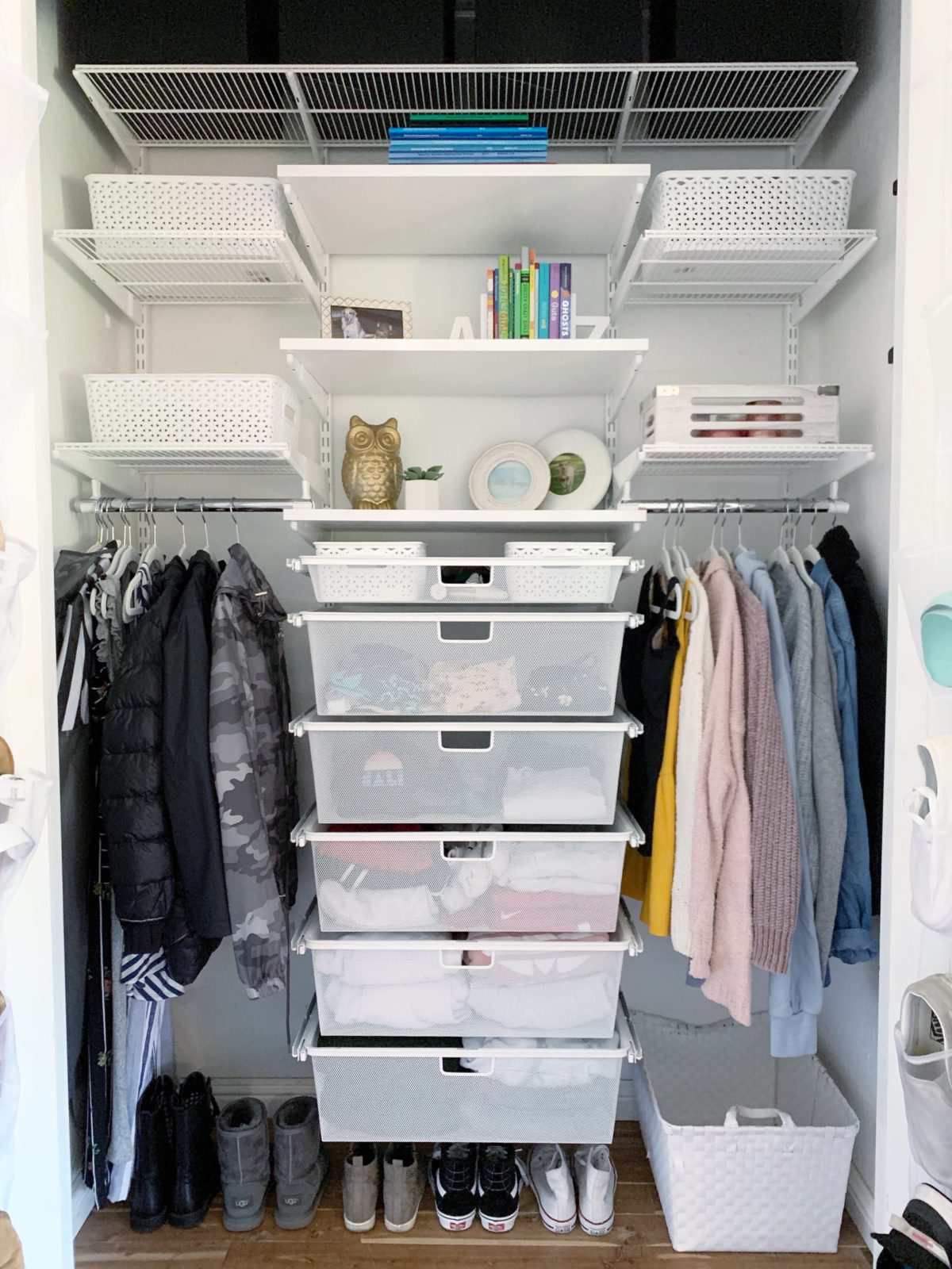 Simply Done: Redesigned Elfa Closet - Simply Organized