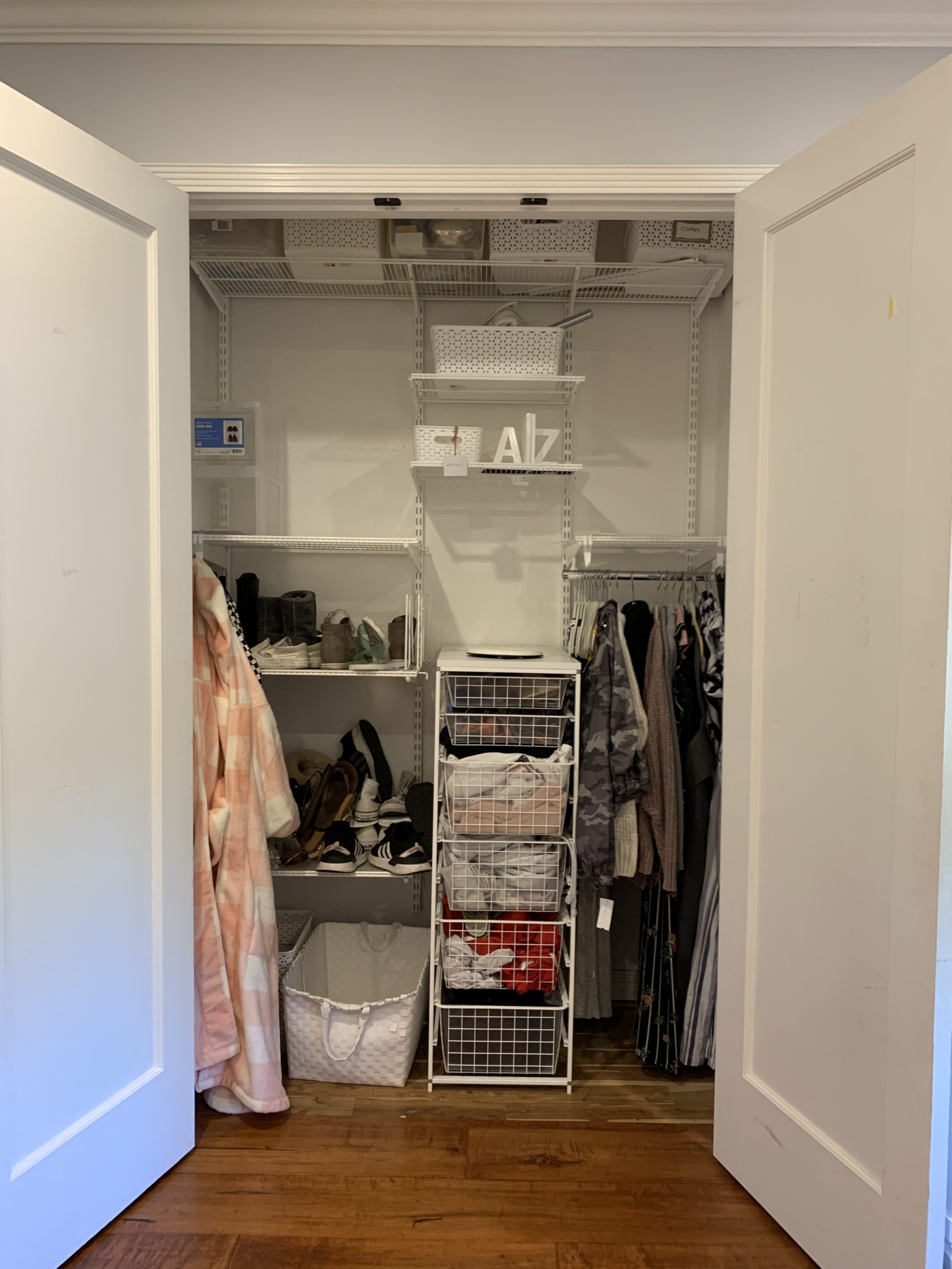 Our DIY Closet Remodel: The Elfa Closet System