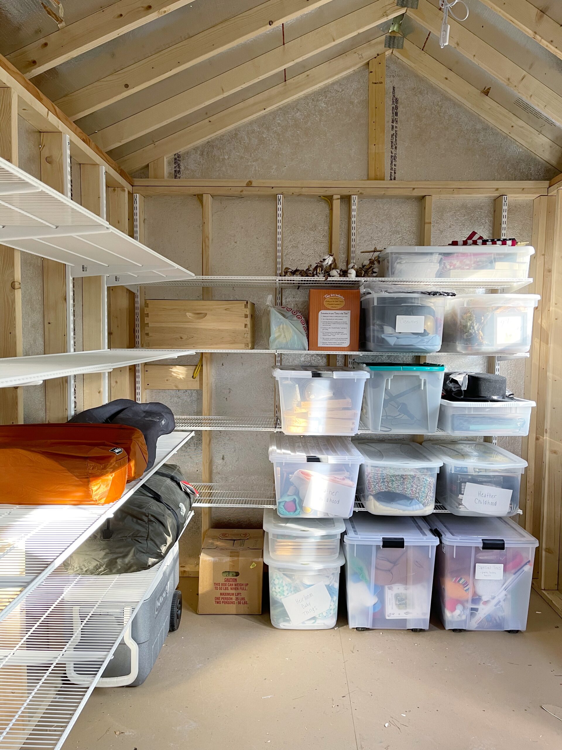 How to Simply Organize Garage Storage (or a Shed)