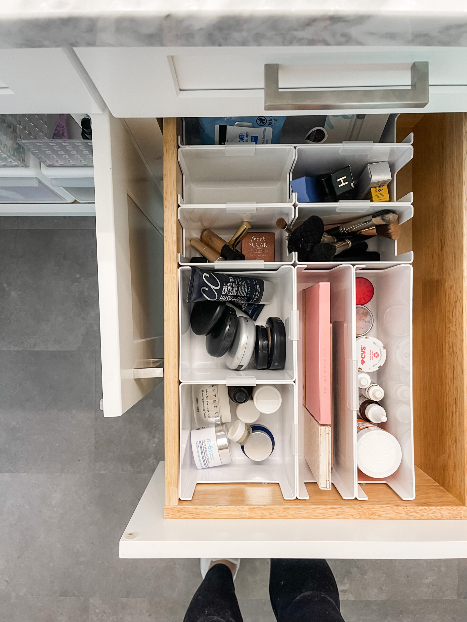 Simply Done: How To Organize Under Sink Bathroom Drawers - Simply